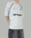 Block overfit short sleeve tee