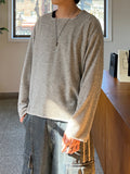 Square neck knit long sleeve