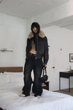Fur Detachable Padded Blouson