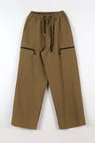 High fuzzy banding pants