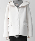 [Premium] Fluffy Loose Hood Jacket