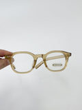 French Square Horn-rimmed Glasses