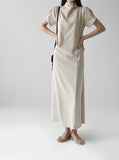 Puff High Neck one-piece