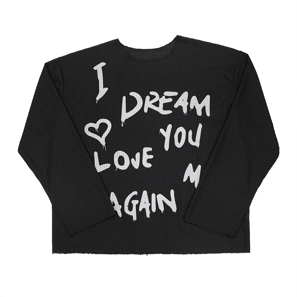 【YOURNUS】Cream Crople Knit T-shirt YOURNUS (ユアノス) - クリームクロップルニットTシャツ / Cream