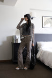 Cotton teen bootcut pants