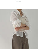 Yolu Two Way Loose Fit Cropped Shirt