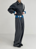 [unisex] Double Tuck Banding Wide Slacks