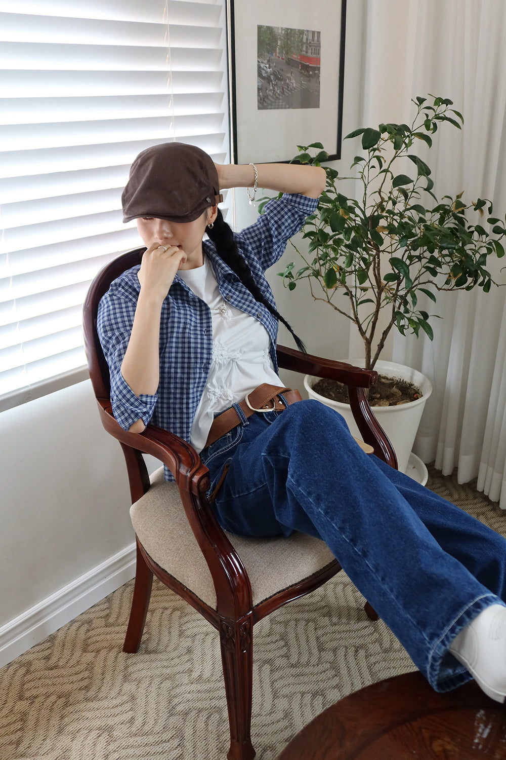 【COLOR iN ID】D-ring cowgirl denim jeans COLOR iN ID(カラーインアイディー) - Dリングカウガールデニム