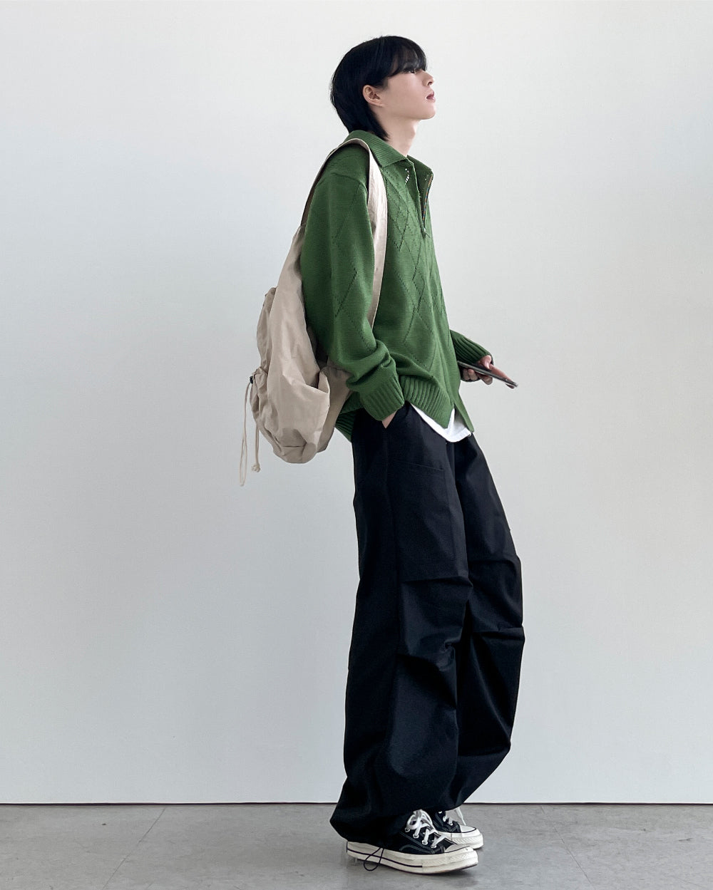 【YOURNUS】Wineed Cotton Parachute Pants YOURNUS (ユアノス) - ワインドコットンパラシュートパンツ