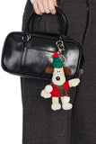Christmas Dog Keyring