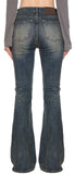 Uteo washed flare jeans