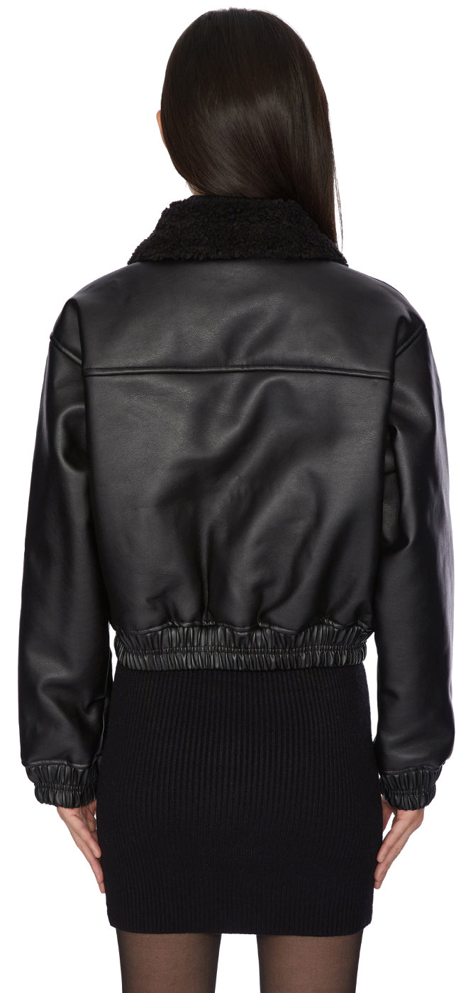 【PORTERNA】Jenny shearling leather jacket PORTERNA(ポルテナ) - ジェニーシアリングレザージャケット