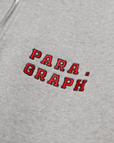 No.015 RED FONT QUARTER-ZIP SWEATSHIRT
