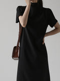 Puff High Neck one-piece