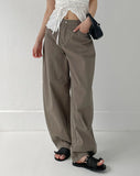 539 Cotton Balloon Fit Wide Pants