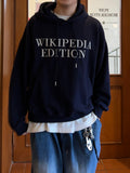 Wikipedia Embroidered Hoodie
