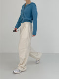 [unisex] Slub Parachute Banding Pants