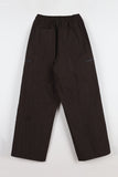 High fuzzy banding pants