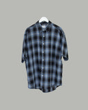 Swallow short-sleeved check shirt