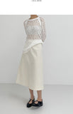 Scramble Raglan See-Through Knit
