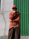 Square Check Hood Shirt