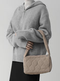 [Premium] Cashmere Knit Hood Half Zip Up
