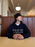 Wikipedia Embroidered Hoodie
