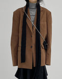 [unisex] Corduroy Single Overfit Blazer