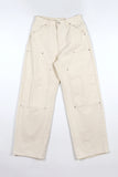 Line Stud Cotton Pants