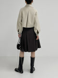 Sophie Pleats Midi Skirt