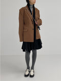 Unbalanced Frill Midi Skirt