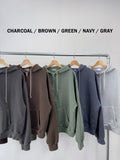 Pigment Semi-Cropped Hood Zip Up
