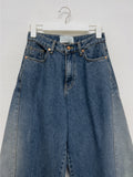885 Washed Curved Wide Denim