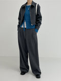 [unisex] Double Tuck Banding Wide Slacks