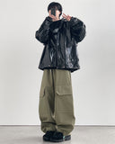 Overlap Stitch Cargo Pants