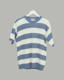 Brine round neck striped knit