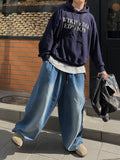Shinny Balloon Banded Denim