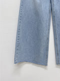 662 Three Cut Brush Long Wide Denim