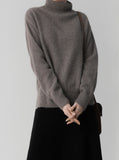 [Premium] Raccoon Turtleneck Knit
