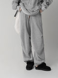 Brushed Fleece Zip-Up Hood Setup Pants