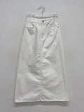 Slab H-line Banding Long Skirt