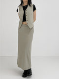 Beth Stripe V-neck Vest