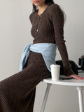 Lego Ribbed Knit Long One Piece