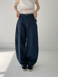 539 Cotton Balloon Fit Wide Pants