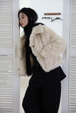 Twinkle fur muffler