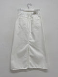 Slab H-line Banding Long Skirt