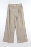 Pleated ST linen cotton pants
