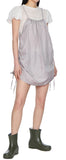 Dinzer Shirring Mid-Length One Piece
