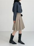 Sophie Pleats Midi Skirt