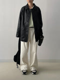 Apparel Single Leather Half Jacket